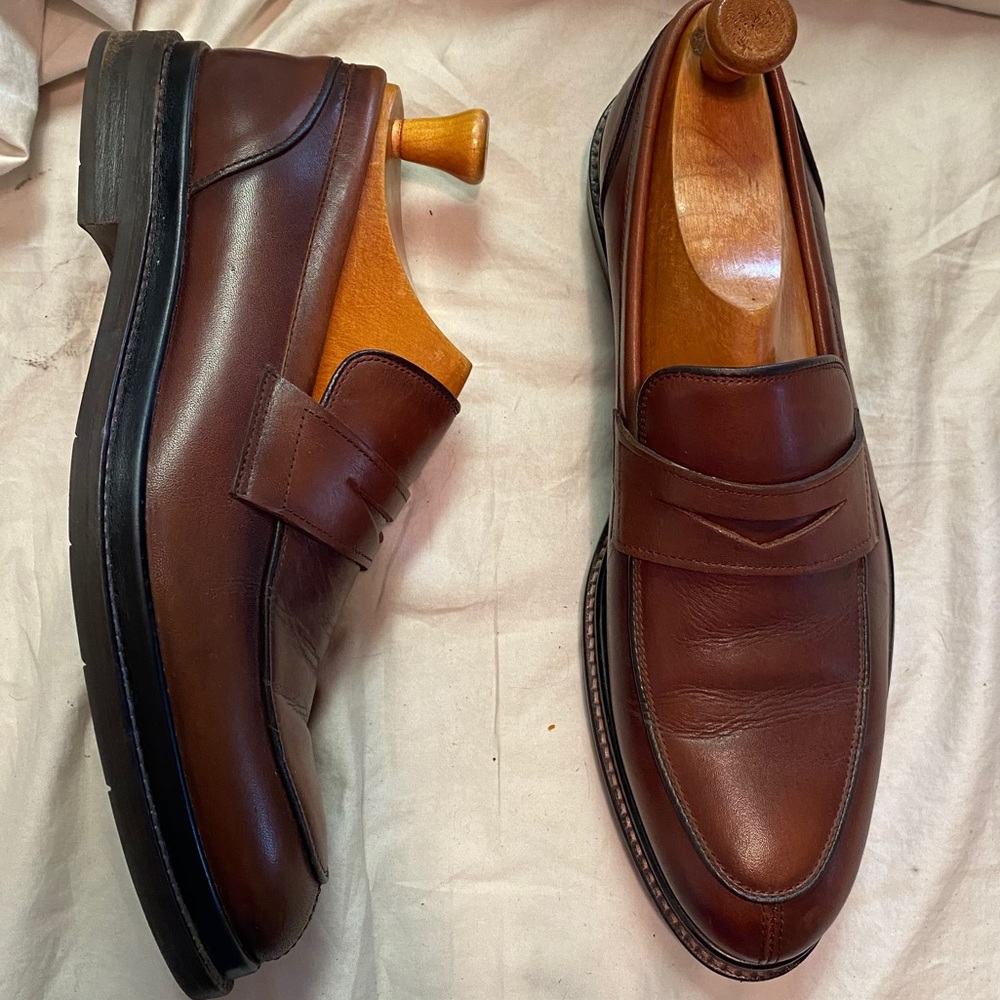 Natha 1995 Penny Jean loafers 11 brown leather